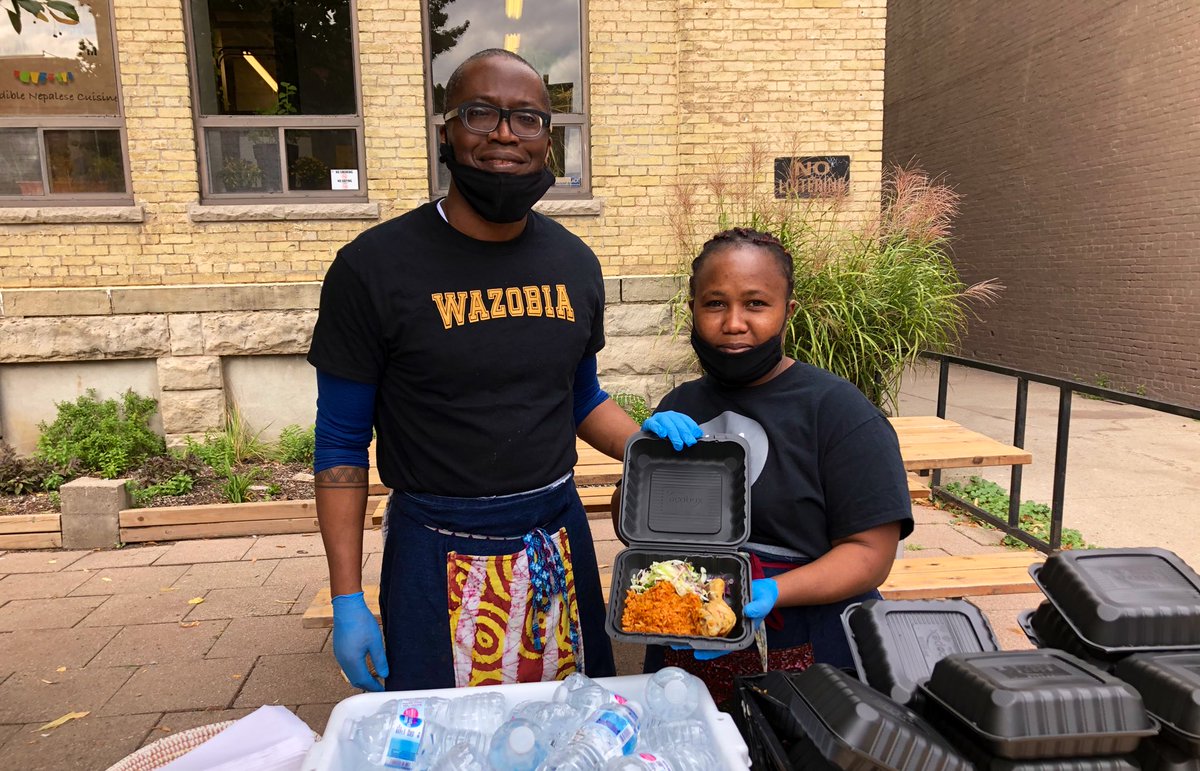 Bike Riding Pinko (@paulseale2) on Twitter photo Good people. Good food. Good works. Maryam & Malvin of Yaya's Kitchen are out front of <a href="/Somerville6302/">Somerville630</a> Saturday afternoon giving out meals to anyone in need. 100 meals to give. Spread the word. #oevldn #ldnont Good people. Good food. Good works. Maryam & Malvin of Yaya's Kitchen are out front of <a href="/Somerville6302/">Somerville630</a> Saturday afternoon giving out meals to anyone in need. 100 meals to give. Spread the word. #oevldn #ldnont