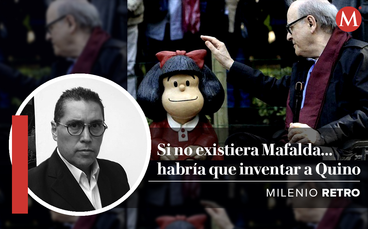 Milenio's tweet photo. #MILENIORetro | Quino no era el padre de Mafalda, ni Mafalda era su hija. Mafalda era Quino en todo su pensamiento

Un texto de @diazbarriga1 https://t.co/XJaiZccczE https://t.co/1cNo2qVZ3H