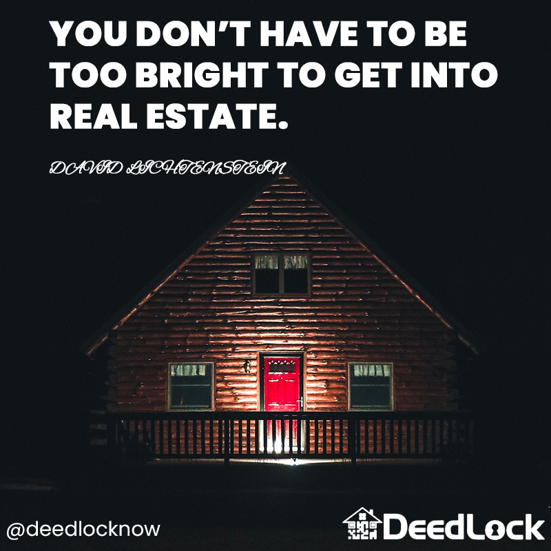 DeedLocknow's tweet photo. “You don’t have to be too bright to get into real estate.”
― David Lichtenstein
Click here 😎👉 https://t.co/mB7qREI4we
.
.
#deedlock #realestate #realtor #realestateagent #home #property #forsale #investment #realtorlife #househunting #luxury #security #home #lockpicking https://t.co/kcmc3VxNkS
