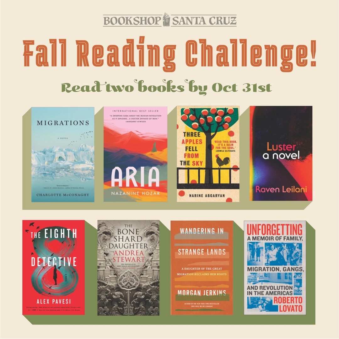BookshopSC's tweet photo. What will you read for our #FallReadingChallenge? If you've already read your 2 books, let us know so we can make a $5 donation on your behalf to our Keep Kids Reading Fundraiser, providing books to kids in our community affected by our recent crises:

https://t.co/9pzAlTJxZQ https://t.co/IT9hOIKobC