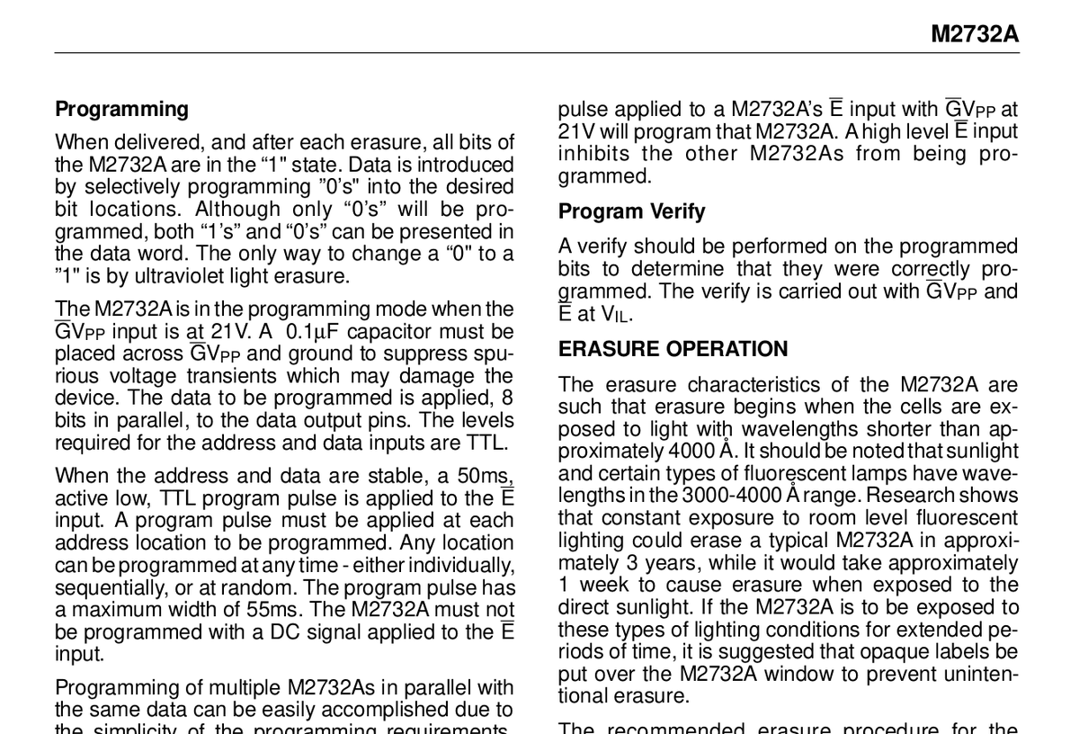 You also need to know your EPROMs Vpp voltage. In order to program your EPROM, this is the programming voltage and your programmer needs to output it to a specific pin. You find this value by checking your EPROMs spec sheet, which is what I failed to do for 2732...