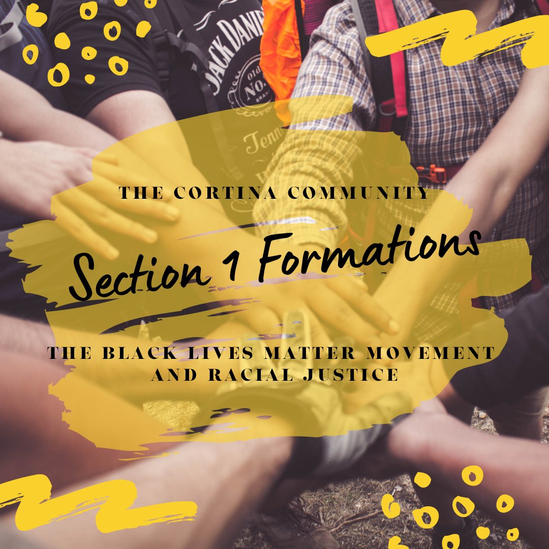 CortinaTweets's tweet photo. Our first set of formations have focused on the Black Lives Matter Movement and racial justice. Formation provides weekly opportunities to expand our knowledge of different social justice topics and challenges us to think about how to live in light of that knowledge. https://t.co/N0SqqMZyQ2