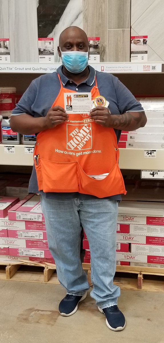 DK Thank you for helping with keeping the aisles safe and clear  while doing the lift and drop in flooring.  MET appreciates all your help. #GOTYOURBACK