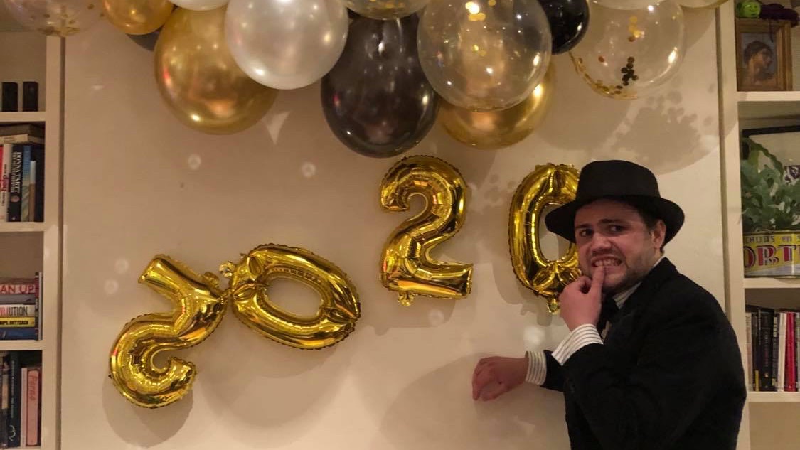 <a href="/TheMilkAndBlood/">Milk and Blood Theatre</a> who performed The Dip at the Space in 2019. @TheApCadno sent us this prophetic photo taken at New Year's Eve...