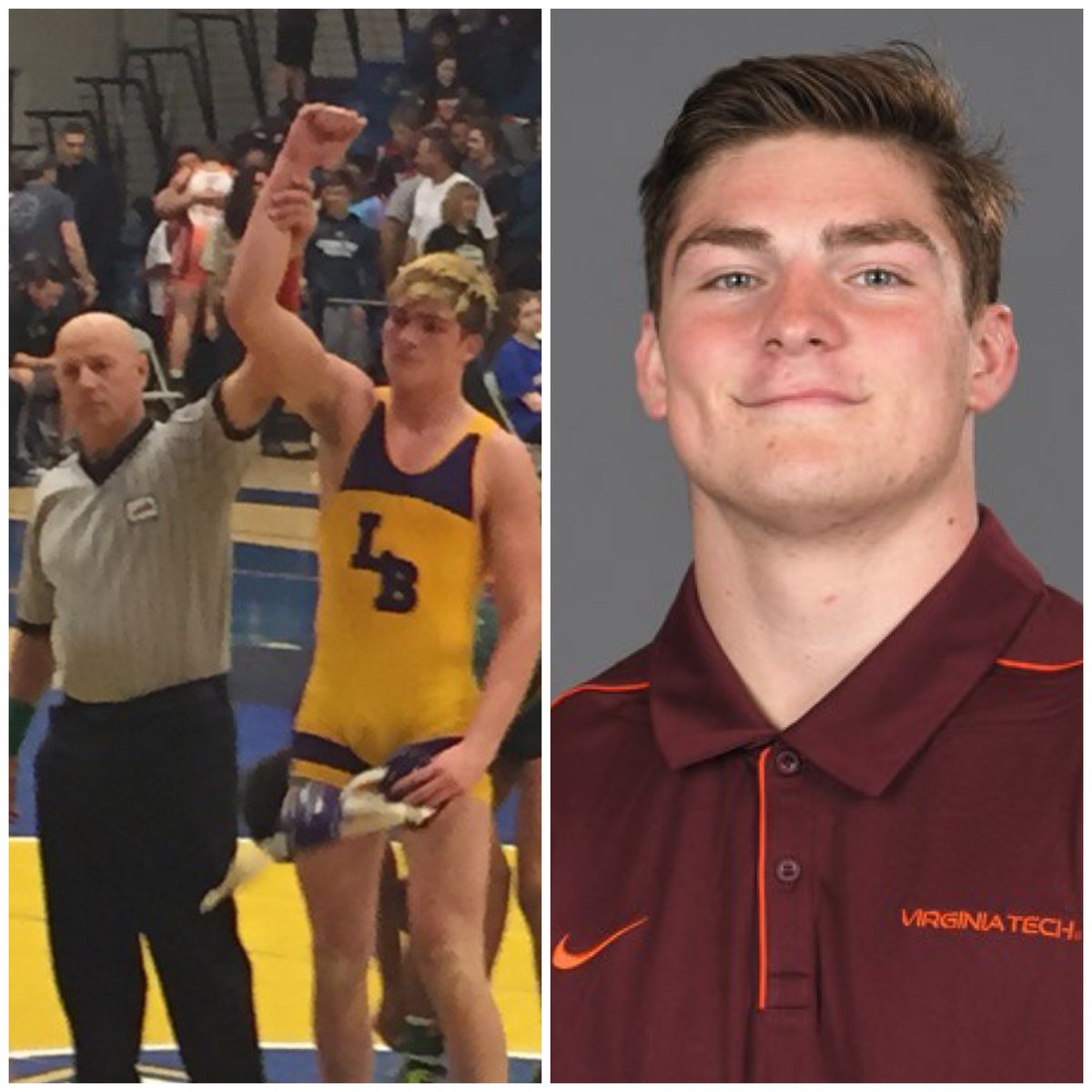 The Tyler Matheny Story:

*2018 VHSL 6A state champ wrestler(182 pds)
*0 FB offers out of HS
*Turns down wrestling scholarship from UVA
*Accepts preferred walk-on w/VT FB

'18 &amp; '19: DNP in 25 of VT's 26 games 

10/3/20: Starts @ Duke, immediately intercepts a pass &amp; gets a TFL😤