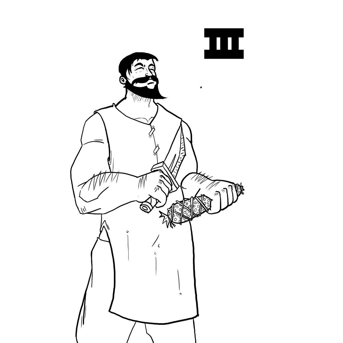#inktober2020day3  #inktober2020 #inktober #bulky