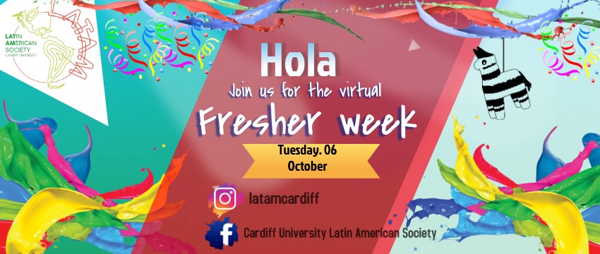 We are hosting our 1st online activity of the year!. #Freshers fair on 6 Oct from 10-12pm, 14-17pm and 17-19pm. Go to the link for details. Learn Spanish with natives! <a href="/cardiffmlang/">Modern Languages</a> <a href="/cardiffstudents/">Cardiff Students' Union</a> facebook.com/events/1271598…
.
.
.
.
#cardiff #international #cultural #LatinAmerica