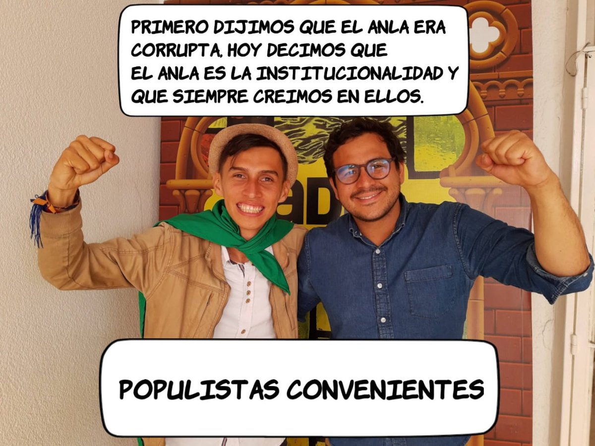 El páramo definitivamente se defiende, pero estos #Politiqueros nos creen ignorantes. Primero que el <a href="/ANLA_Col/">ANLA</a> era corrupta y hoy dicen que siempre creyeron en la institucionalidad. Ahora sin la multinacional se les acaba la cortina de humo! #Populistas