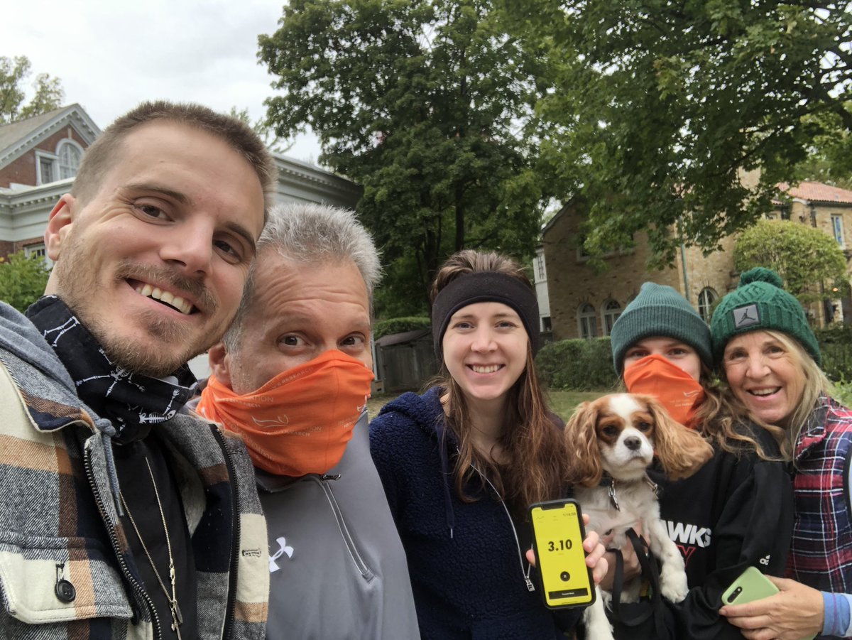 anna_melio's tweet photo. So proud to do the @MichaelJFoxOrg virtual 5k fundraiser today with my family. One step closer to a cure for my dad and many others! #OutrunPDHERE https://t.co/pQ0h1EutsP