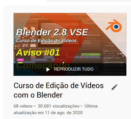 Passamos de 30 K em visualizações da Playlist do Curso de Edição de Vídeos com o Blender... 
Vlw gente!!