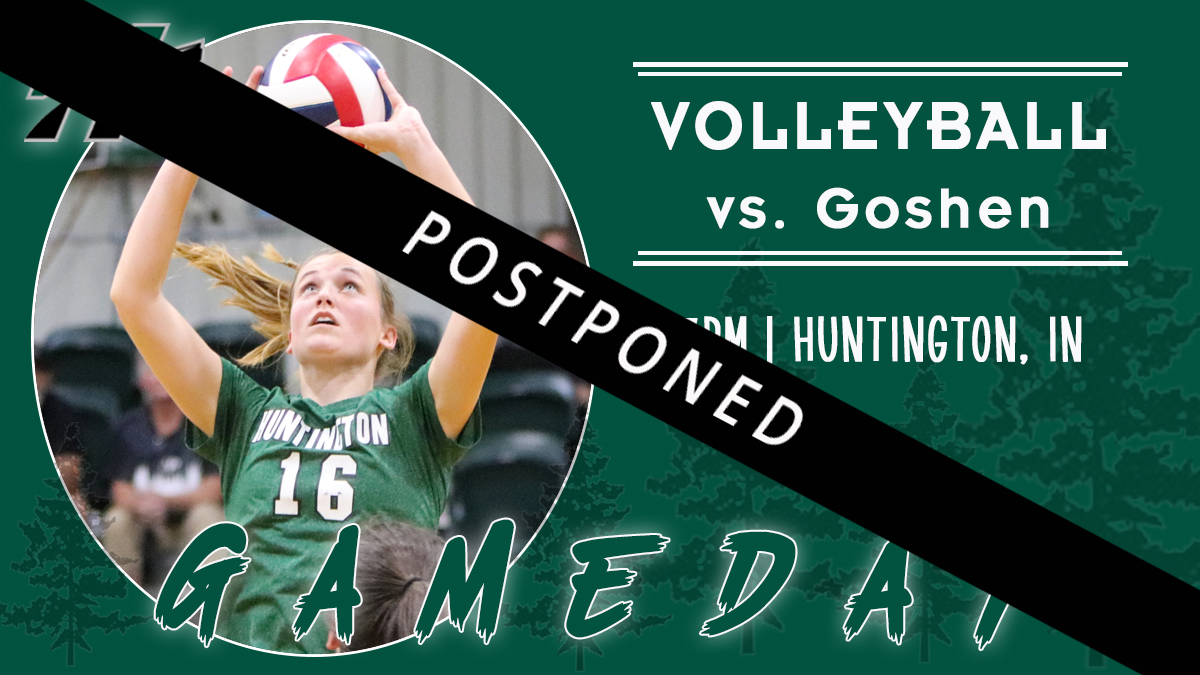 Huntington Foresters (@hu_sports) on Twitter photo *VOLLEYBALL UPDATE*
Tonight's match with <a href="/GC_MapleLeafs/">Goshen College Athletics</a> has been postponed. Make-up date to be determine. *VOLLEYBALL UPDATE*
Tonight's match with <a href="/GC_MapleLeafs/">Goshen College Athletics</a> has been postponed. Make-up date to be determine.