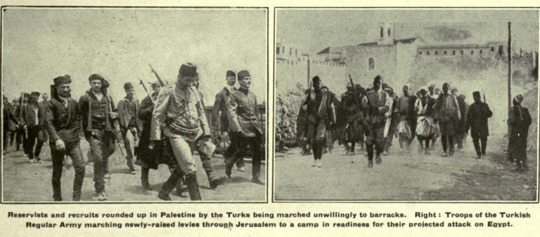 Look what the Ottomans/Turks did to  #Jerusalem 105 yrs ago. Why they lost it and have no claim on it today.Picture I found in the  @OttomanArchive. Looting Jerusalem residents and forced conscription.1/  https://twitter.com/trpresidency/status/1311670936870023168