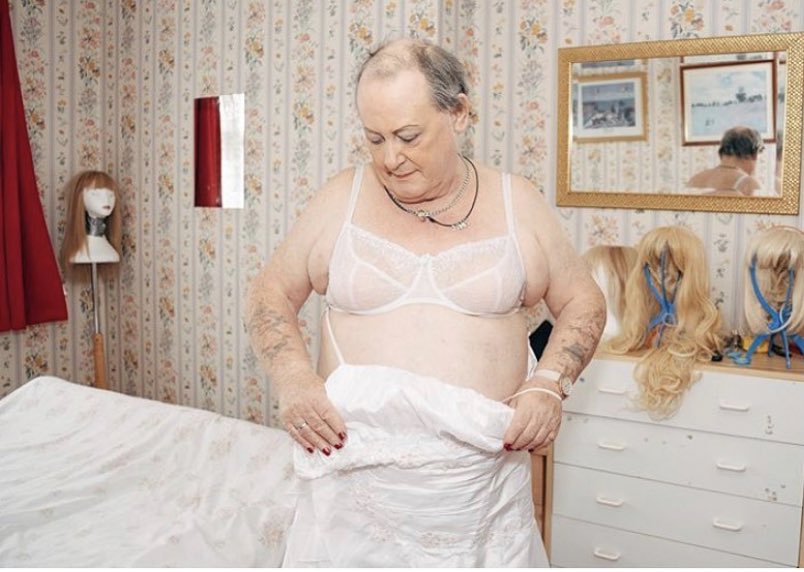 Honoured to have come second in the expert judge section in the open call <a href="/Photo_Oxford/">Photo Oxford</a> with my picture “Janet Dressing as a Bride”