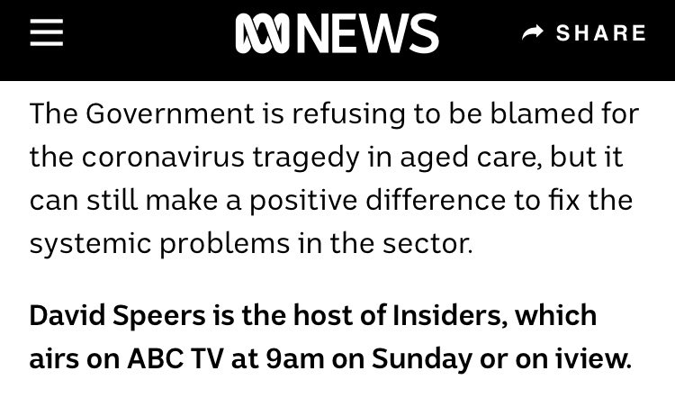 the Speers Sunday post has the same conclusion as every Murphy weekend column. The government perspective is this, and [all evidence shows this government never does anything except for their own] here is an irrational expectation the government will do that.