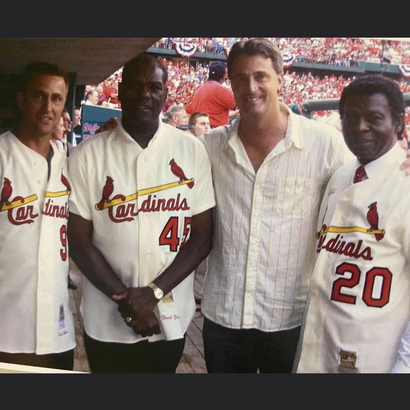 Roger Maris Jr on X: Bob Gibson (RIP)! Hard to believe we lose baseball  legends Bob Gibson and Lou Brock (RIP) within months of each other. R-L  Kevin Maris, Bob Gibson, Roger