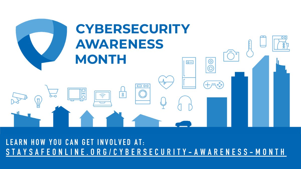 masterhun1's tweet image. #PythonFuMasters #MasterHun #CodingForKids
Stay safe online. Learn basic online safety.
Want more information on #CybersecurityAwarenessMonth 2020? Take a look at @StaySafeOnline & @Cyber staysafeonline.org/cybersecurity-…
| cisa.gov/ncsam
