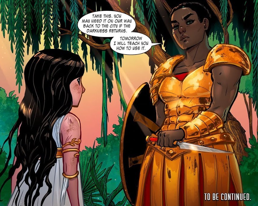 Commençons avec Philippus! Hippolyta, la reine des Amazones est très sage, mais si elle a réussi à faire face à des centaines d& #39;épreuves et à gagner dix fois plus de batailles, c& #39;est grâce à Philippus, son bras droit, sa générale et l& #39;amour de sa vie.