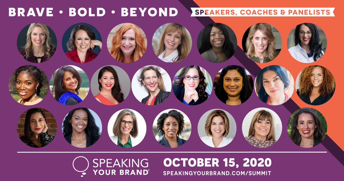 Join me in attending the Brave. Bold. Beyond. free LIVE virtual summit on Oct. 15, hosted by Carol Cox of Speaking Your Brand <a href="/carolmorgancox/">Carol Morgan Cox</a>. I will be a panelist and cheering on the other speakers.
Free registration at speakingyourbrand.com/summit.
#speakingyourbrand #womenspeakers