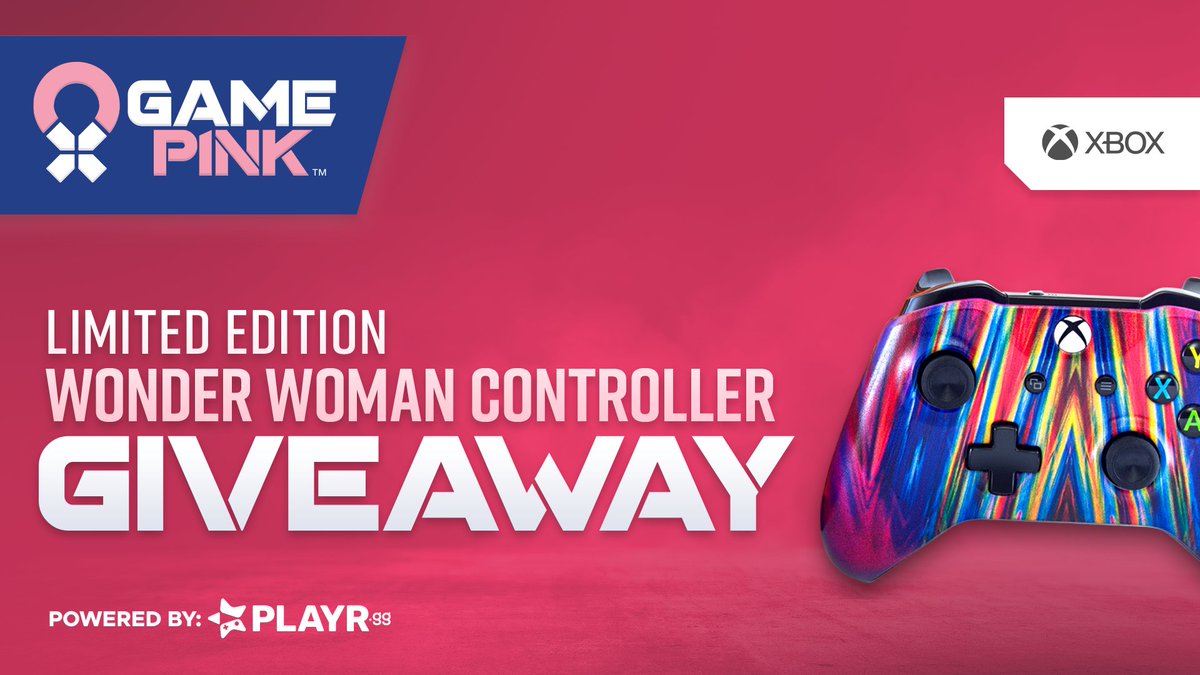 Enter for #GamePink giveaways including this limited edition Wonder Woman controller at playr.gg/gamepink/

And keep watching Game Pink Live at youtube.com/watch?v=YKypaA….