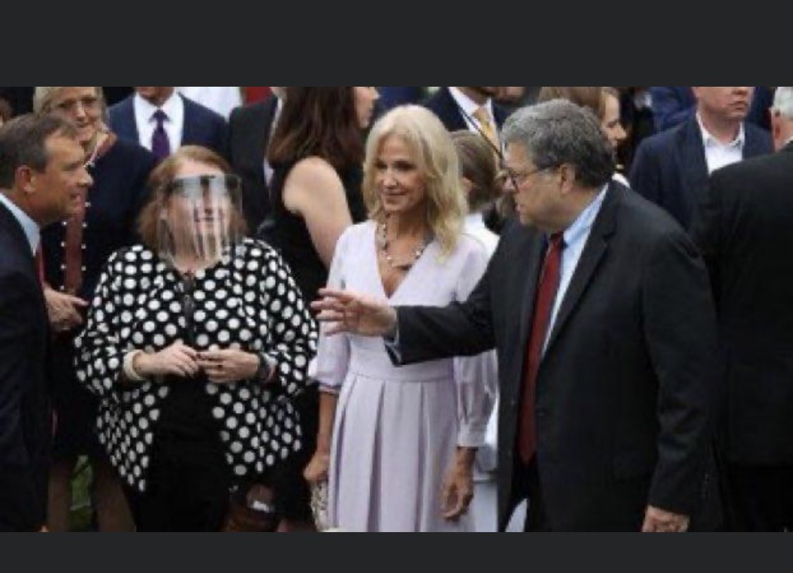 415holgate's tweet image. #ImpeachBarr for willful endangering Americans. 
If he refuses to self quarantine. 
@SpeakerPelosi he is intentionally endangering Americans. 
#BillBarrSuperSpreader