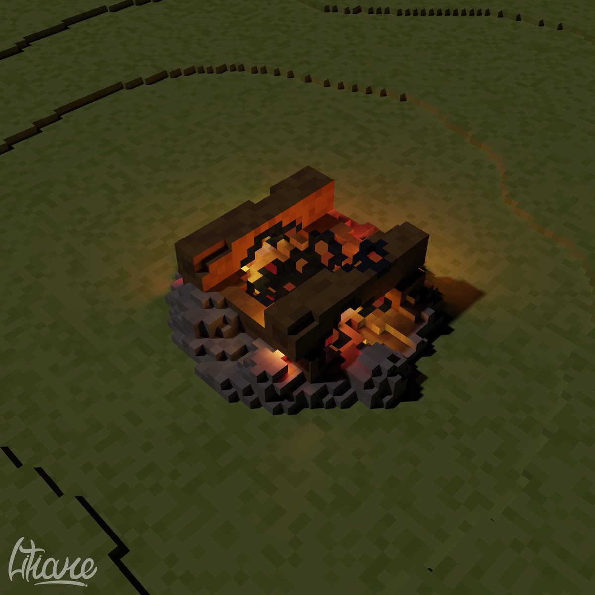 'Campfire' Voxel Art for Day 3 of #Inktober2020

litiare.com

#voxelart #magicavoxel #Inktober #inktober2020day3