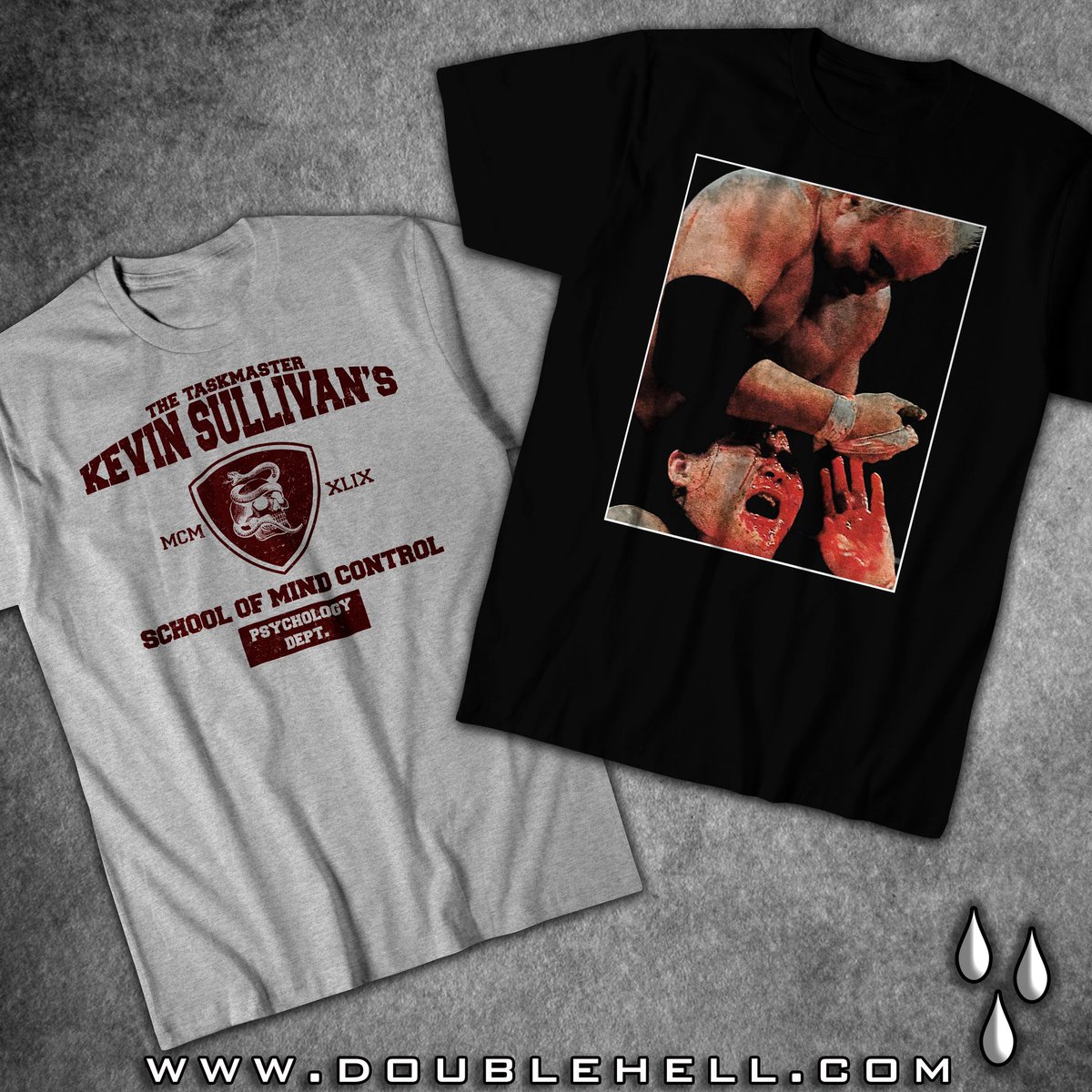 DoubleHellWC's tweet image. Official #kevinsullivan shirts available now!
#doublehellwrestlingclub #thetaskmaster #oldschoolwrestling #wrestlingmerch