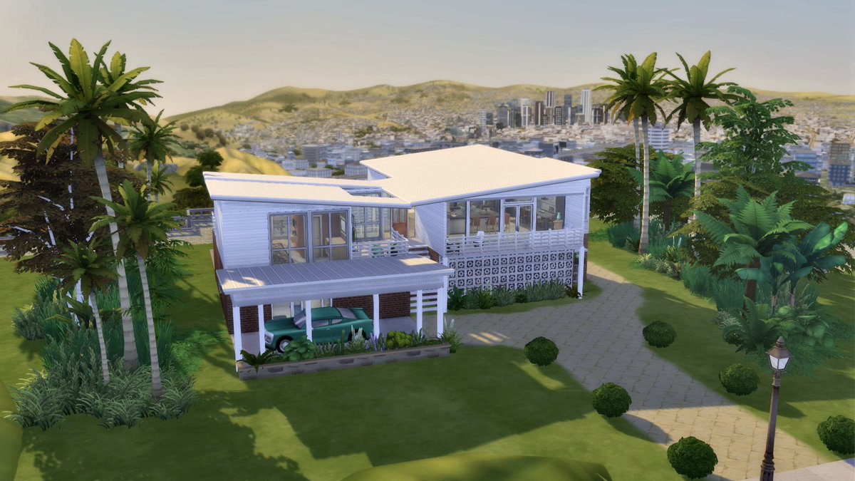 sulsulsera's tweet photo. California Dreamin’ 🌴

4 Beds 
4 Baths 

California style home with warm furnishings, movie memorabilia and cinematic views of Del Sol Valley. Home of a film composer and an ex-starlet turned stylist or any sims you choose. 

#sims4
#ShowUsYourBuilds https://t.co/GtbtlVQgpo