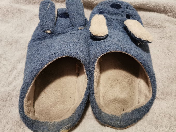 Also available are my old slippers! https://t.co/JTeohtpFDU