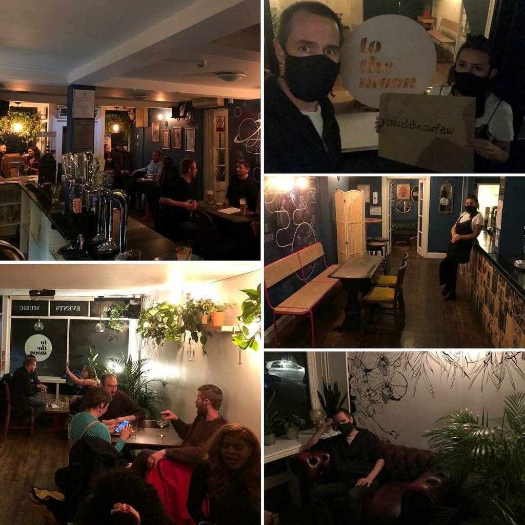 As part of the #cancelthecurfew campaign we are demonstrating tonight with many other venues around the country how we have had to clear our bar out by 10pm in the middle of a safely operated evening.
The impact of this after following all the other guid… instagr.am/p/CF5jStYDYDx/