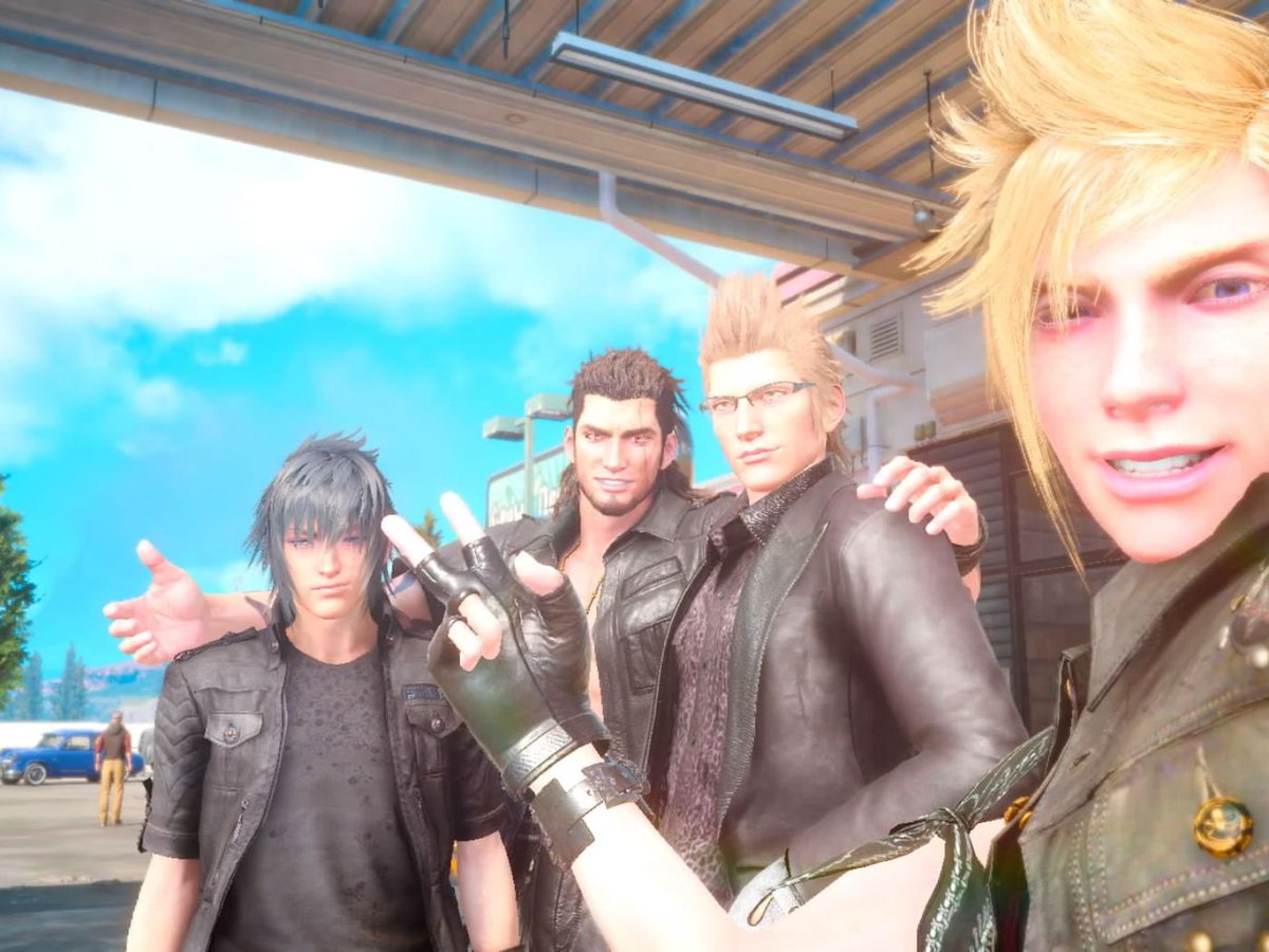 //Ojalá tener uno de los personajes de FFXV y tener la squad... 😞