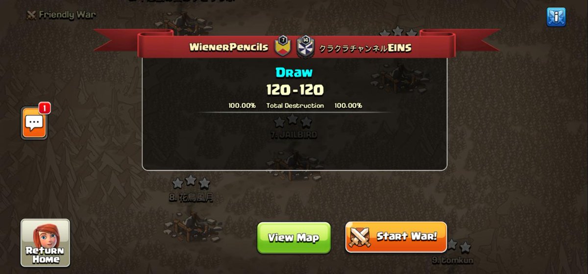 W5 of CWL gladiator, second pw in a row gets us to 4-0-1, GG <a href="/Kurakura_Channe/">クラクラチャンネルEINS</a> 🌭✏️😎👍