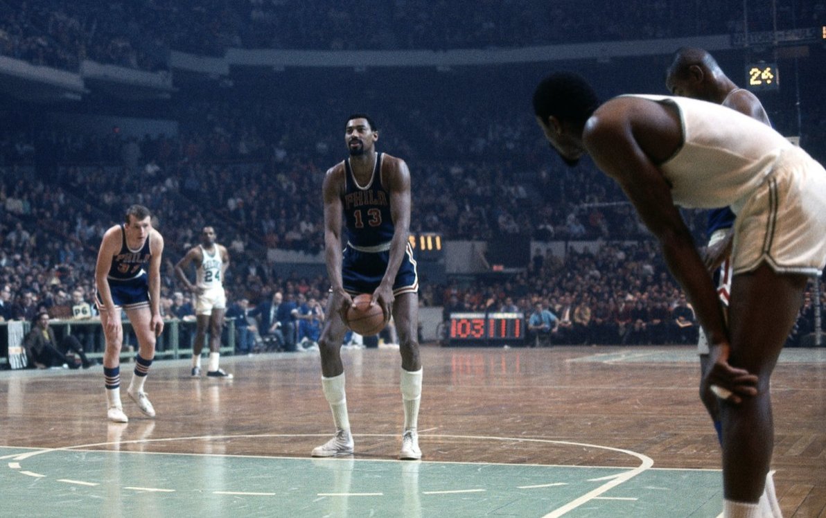 4) Wilt Chamberlain, a dominant NBA player, was a historically bad free throw shooter.The one year he shot underhand, Chamberlain made 61% — a career high.Who wouldn't try it?Shaquille O'Neal — who said "I’d rather shoot 0% than shoot underhand. I'm too cool for that."