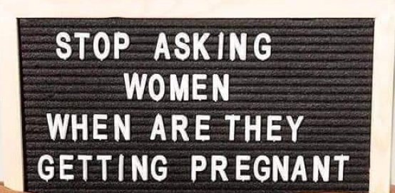 noksy_k's tweet photo. Because endometriosis 
Because PCOS 
Because premature ovarian failure 
Because early menopause 
Because other fertility issues
Because miscarriages
Because finances.
Because mental health.
Because congenital heart defects
Because they don't want to
It's None. Of. Your. Business! https://t.co/z1bEip0ZOQ