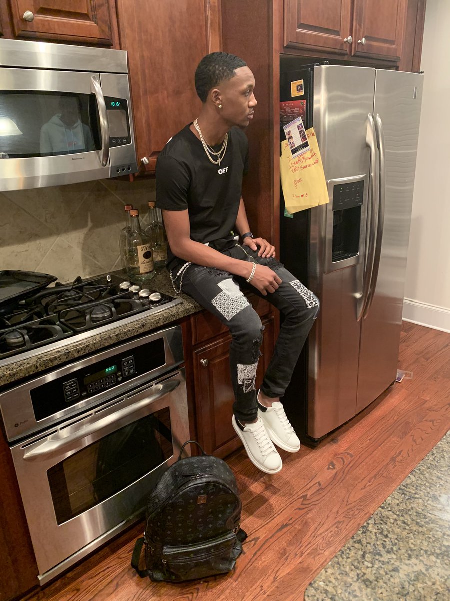 born w this drip i just learned how to hustle 🖤