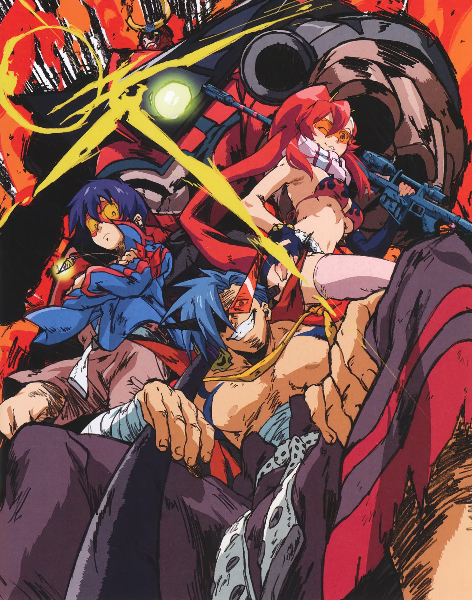 Tengen Toppa Gurren Lagann  Gurren lagann, Anime, Anime art