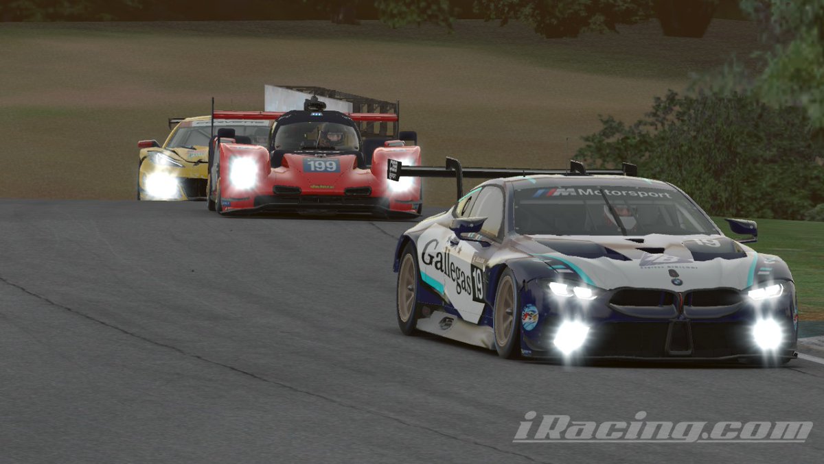 CgbEsports's tweet photo. Vimos la bandera a cuadros!
Luego de un buen P3 en clasificacion, en la 2da hora de carrera, un accidente con un GT3 nos llevo a perder 10 vueltas en boxes, volvimos a pista P13, y en base a un buen ritmo llegamos P10

@Luca_Bozzone 
@lcirioli 
@panchosanchez21 

@Corazondef1 https://t.co/yzJYH4HIKG