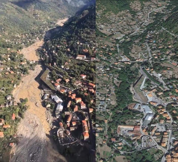 Comparatif avant / après sur la vallée de la #Vésubie
Via E Météo Services
MB