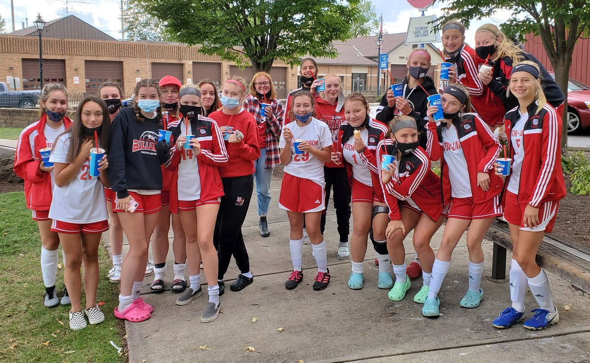 We didn't get the result we wanted but it was an exciting game and stopped at DQ afterward. Had to walk through the drive-thru to order! Ice cream ordering in the front of the line, TikTok in the back of the line!