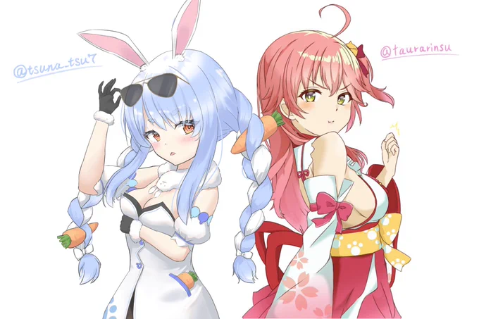 お友達とお絵かきした✨
今回はぺこみこ!!!
#miko_Art #ぺこらーと 