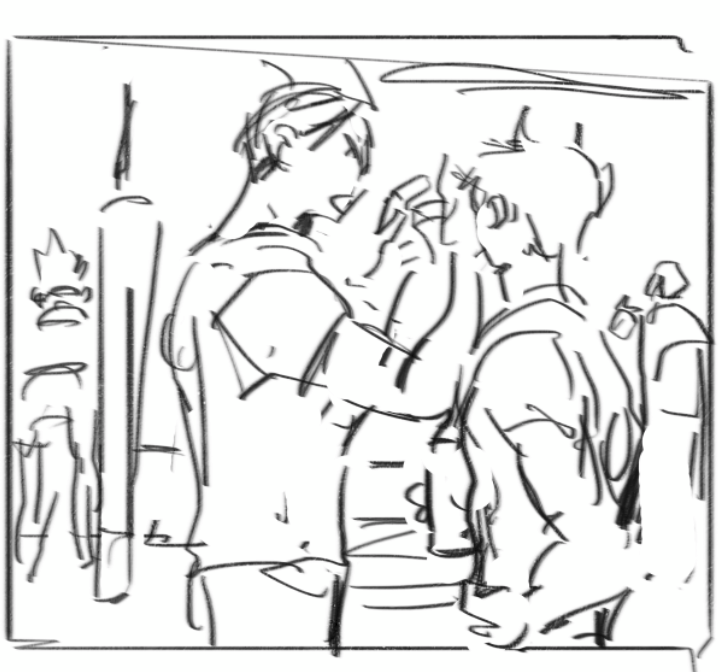 today i offer timeskip sketches ,, tomorrow ? who knows 