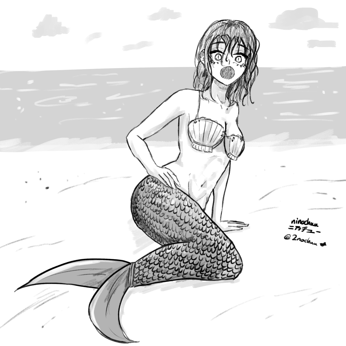 day 3: mermaid :)

#mermaid #cutegirltober #イラスト #可愛い 