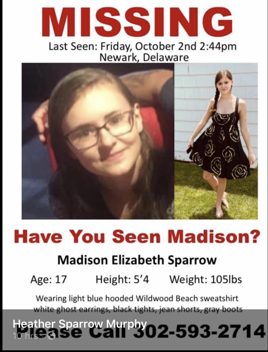 bobdolbow's tweet photo. @deannadurante #FindMadison https://t.co/nRuJIggbII