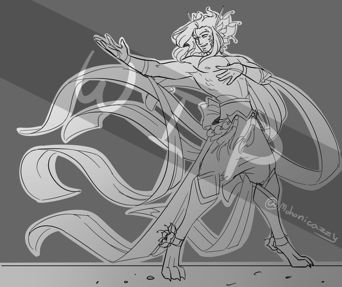 Working on some Spirit Blossom Rakan cuz I've been saddened by the lack of Skintobers for him.

I must join the train to provide sum Rakan for my fellow mains but instead of "Daily Skintober" it will be "Whenever I find the will and time to do it, Skintober"

#Rakan #ArtofLegends 