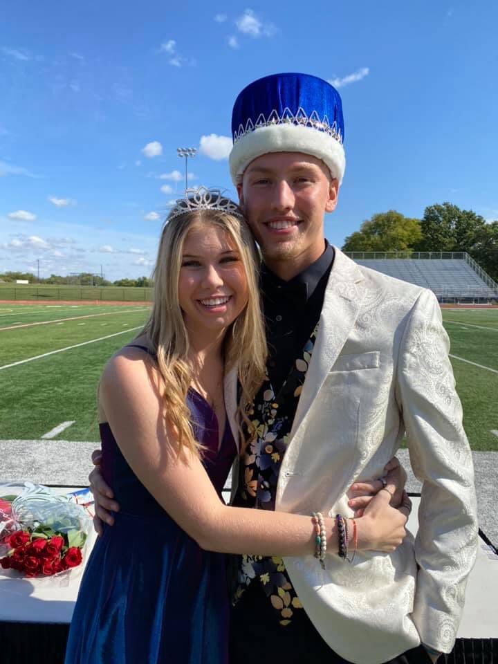 Congratulations to everyone on the Homecoming Court and to our Queen Hadley and King Josh!