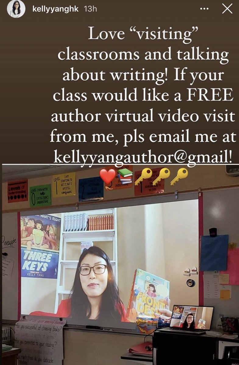 hughtheteacher's tweet photo. I thought I would share... this is a pretty cool opportunity from @kellyyanghk author of Front Desk & Three Keys #sd36learn #GRA20 #bced #mschat #think35 #geniushour #denchat #joyfullearning #literacy @robinksimmons @AnneLeBlanc2 @alapointe_ @mokirk84 https://t.co/H2YW808NUZ