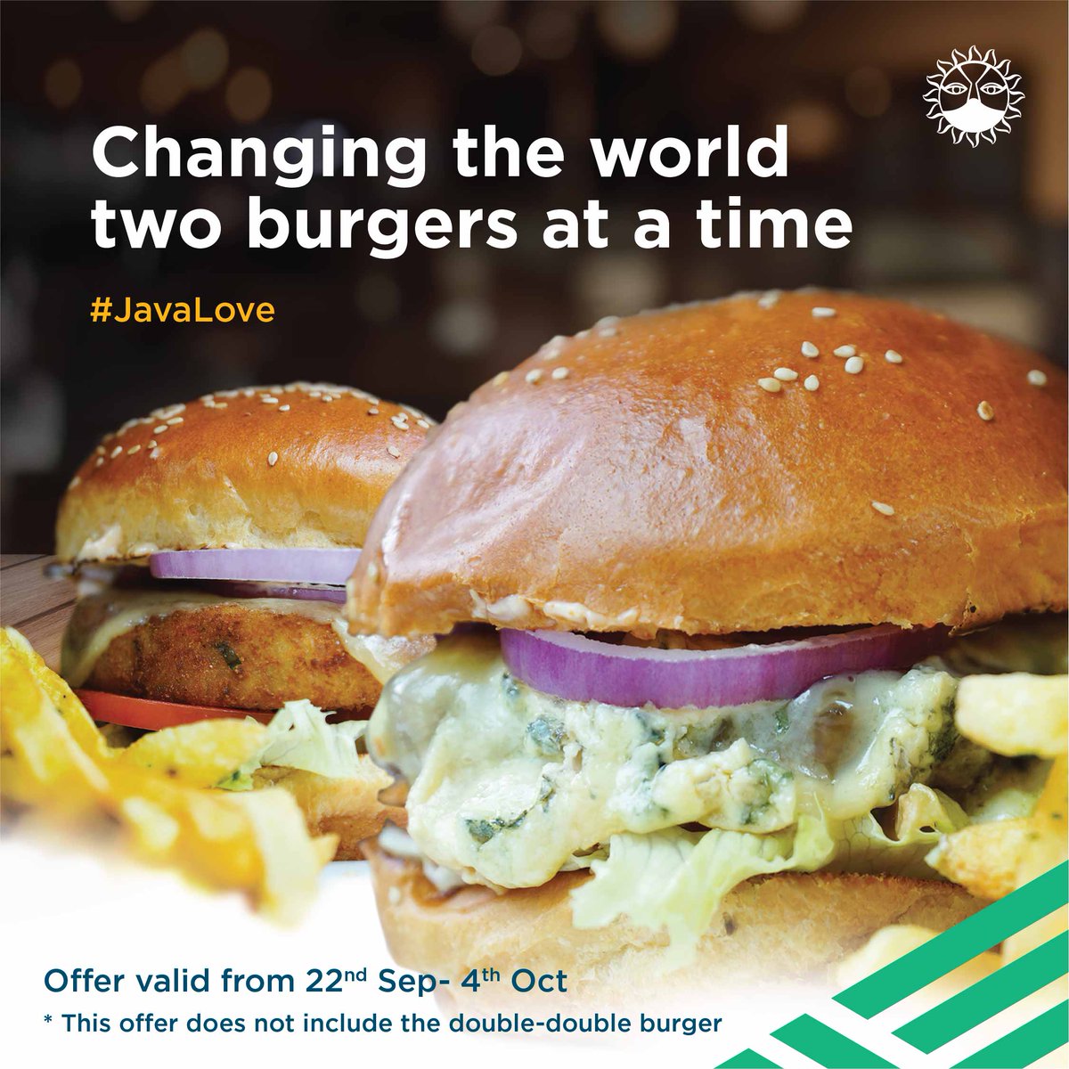 javahouseafrica's tweet image. It's the last day to enjoy the BOGOF on burgers. Perfect plan for both lunch & dinner. Bring your friends & family for the ultimate Sunday plan. Available across all Java branches, food apps and from our website: order.javahouseafrica.com ๐๐๐๐๐๐๐
#JavaLove #JavaBurgerMania