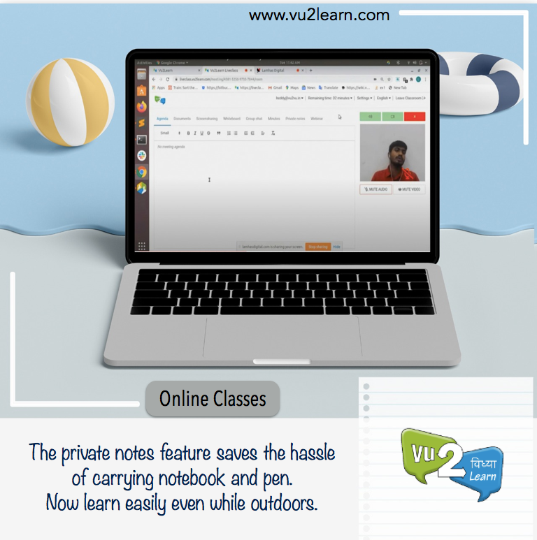 Vu2Learn's tweet photo. Vu2learn #LMSsoftware makes learning trouble-free. The private notes feature enables students to make notes during the online session which gets saved instantly. Reach us at https://t.co/zSz0IvrRhm
#OnlineEducation #EdTech #OnlineClasses #Students #StudyAtHome #LMSSolution #LMS https://t.co/VXeEXfUmWO
