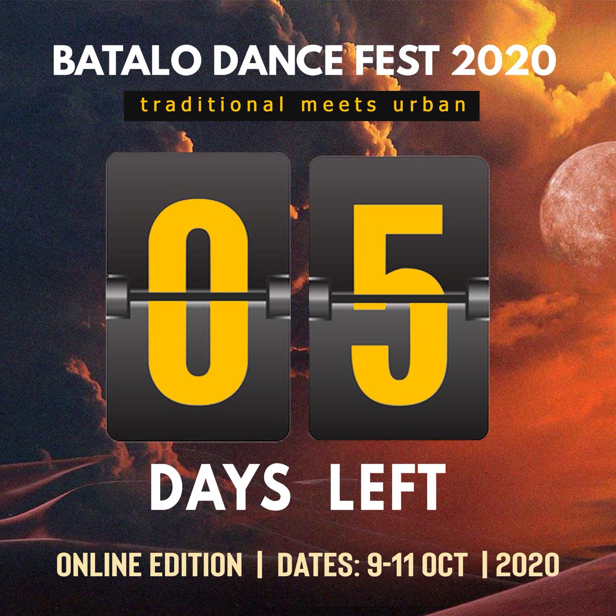 BataloEast's tweet photo. #Batalodancefestival2020
#FestivalConnect
#EastAfricaArts
#afrikaspeaks
@UgBritish
@eastafricana
ONLY FIVE DAYS TO GO
9th------07:00 pm
10th-----08:00 pm
11th-----07:00 pm
#Onlinebatalodancefest
#africaspeaks #dancewebinar
Let us celebrate our love for dance together. https://t.co/g9yl4vKDn6
