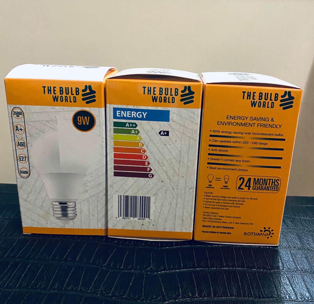 JacobBW10's tweet photo. @thebulbworld produces quality lights in Botswana,we aim on being africa’s choice when it comes to lighting.

Our 1st expansion stop is SA and we have a proposal for you gentlemen, kindly share contact details for the proposal.

Unity is power 🙏🏾@RealBlackCoffee @casspernyovest https://t.co/FrgJrEb6gy
