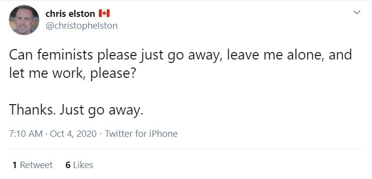 Seems like the women who were having doubts about this man& #39;s motives were right after all. GO AWAY AND KEEP YOUR WORDS TO YOURSELVES, WOMEN, AN IMPORTANT MAN IS TRYING TO SAVE YOU.  https://twitter.com/Lionessqu...